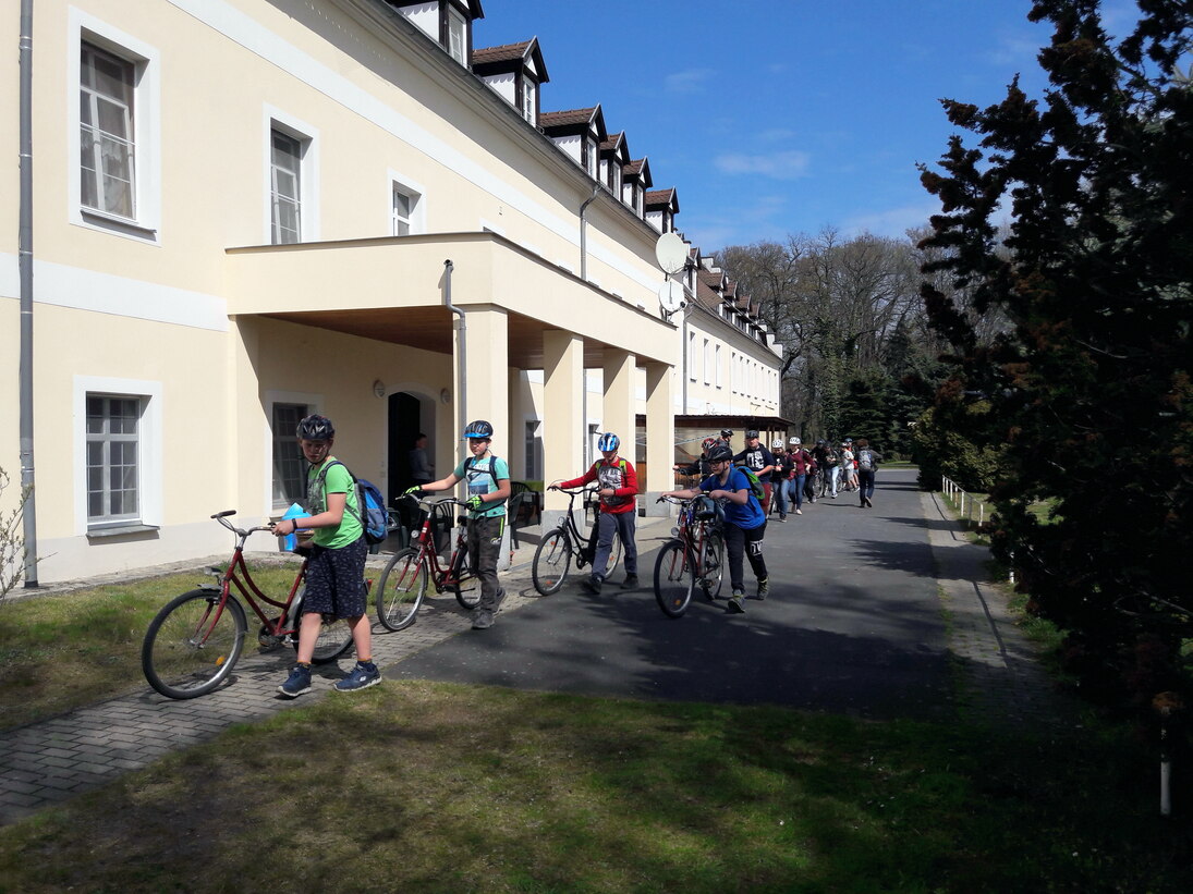 Kinder bei der Fahrradtour