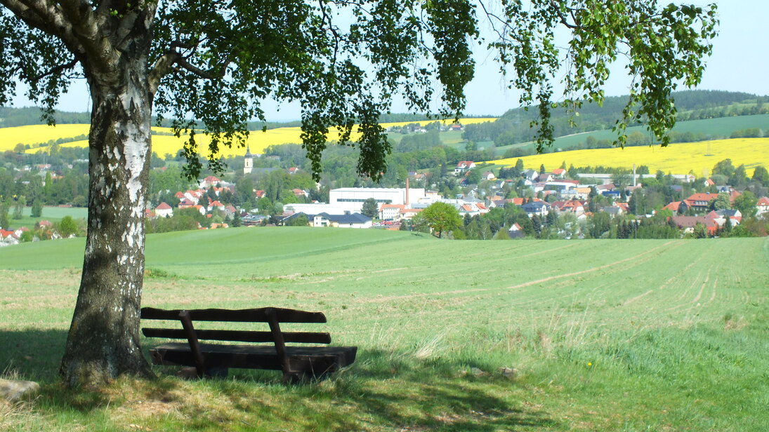 Sicht auf Neukirch/Lausitz