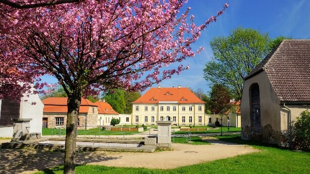 Hofansicht von Schloss Königshain